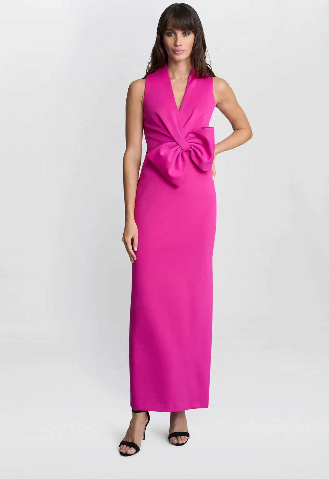 Gina Bacconi Sienna Maxi Dress With Bow Detail