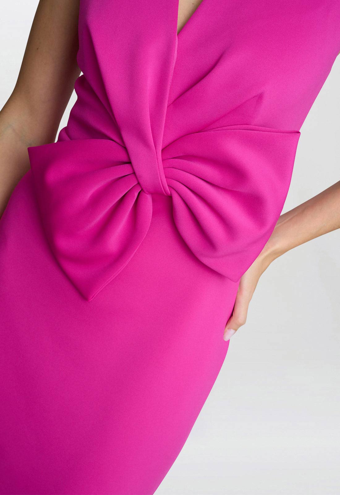 Gina Bacconi Sienna Maxi Dress With Bow Detail - Image 4
