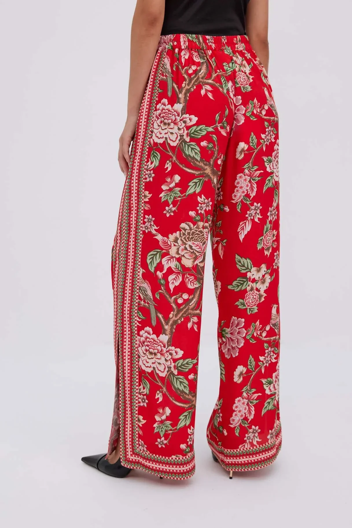 Raishma Studio Red Hallie Trousers - Image 4