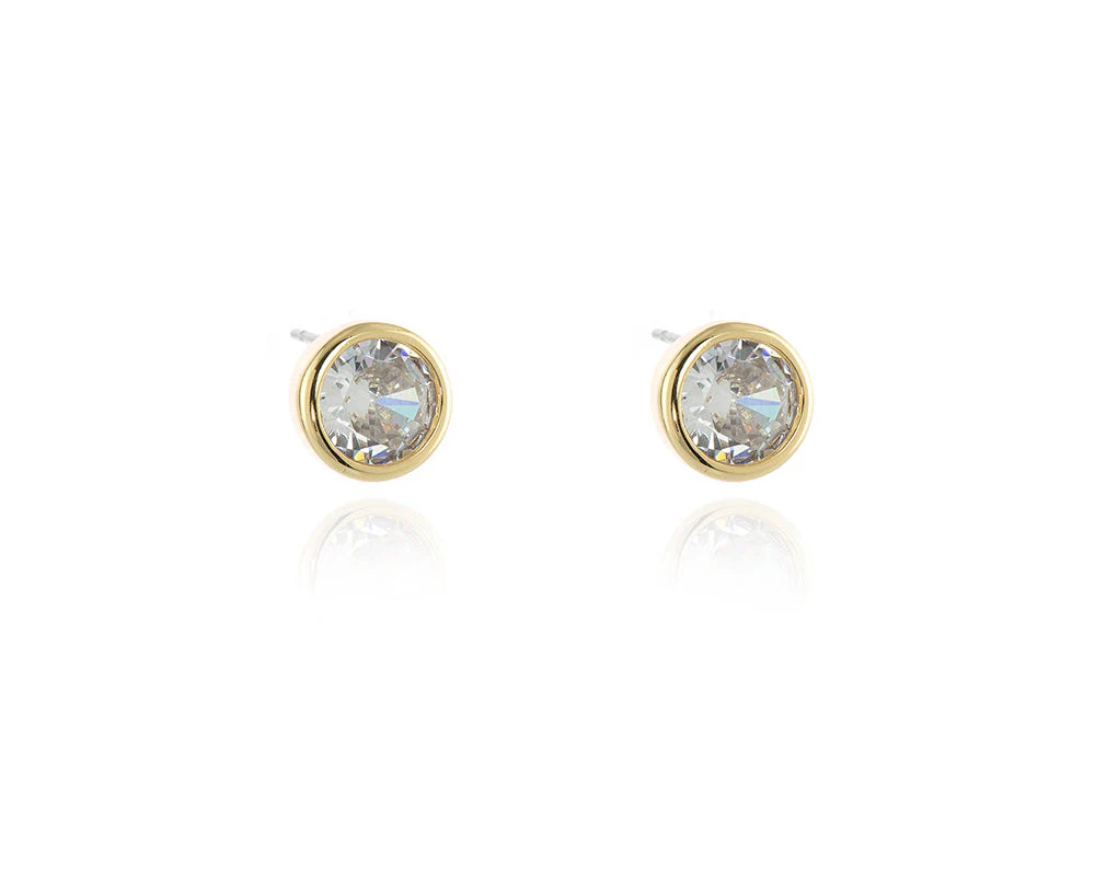 Cachet London Hatsu 8mm Gold Earrings - Image 5