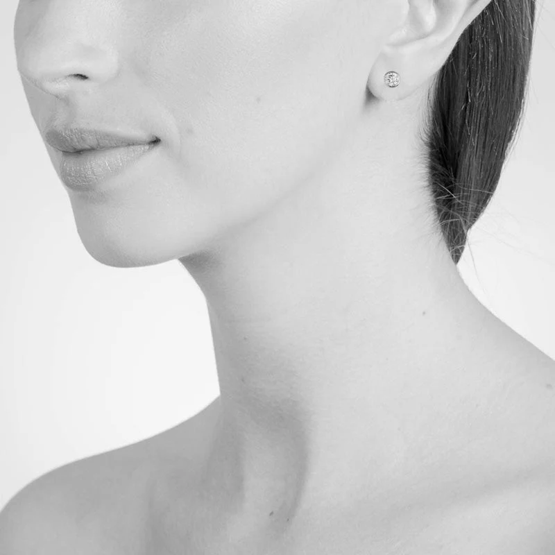 Cachet London Hatsu 8mm Silver Earrings - Image 2