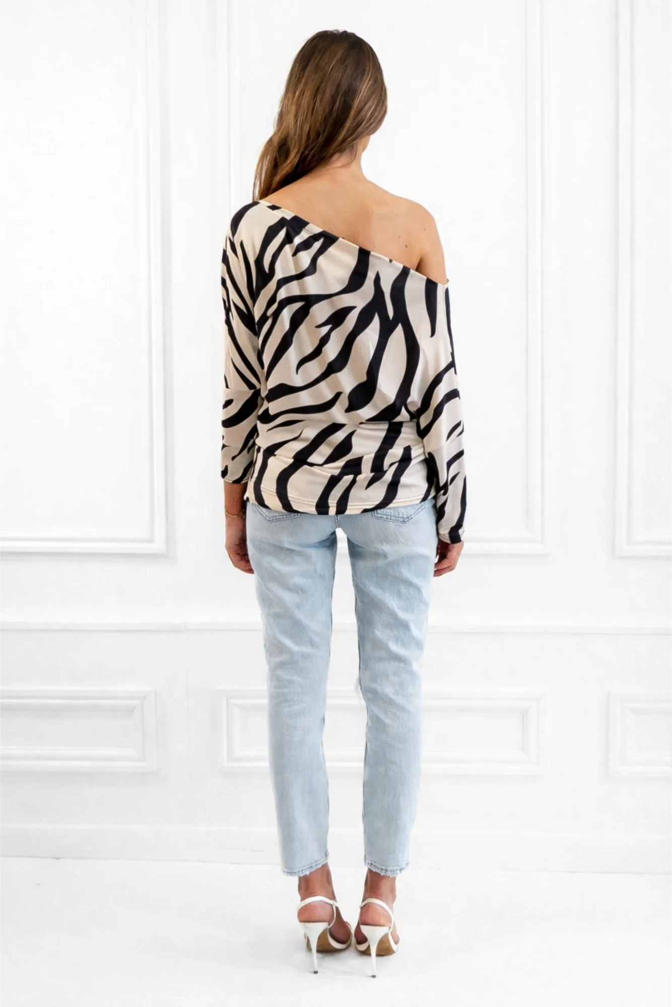 Honor Gold Zebra Print Aubrey Top - Image 3