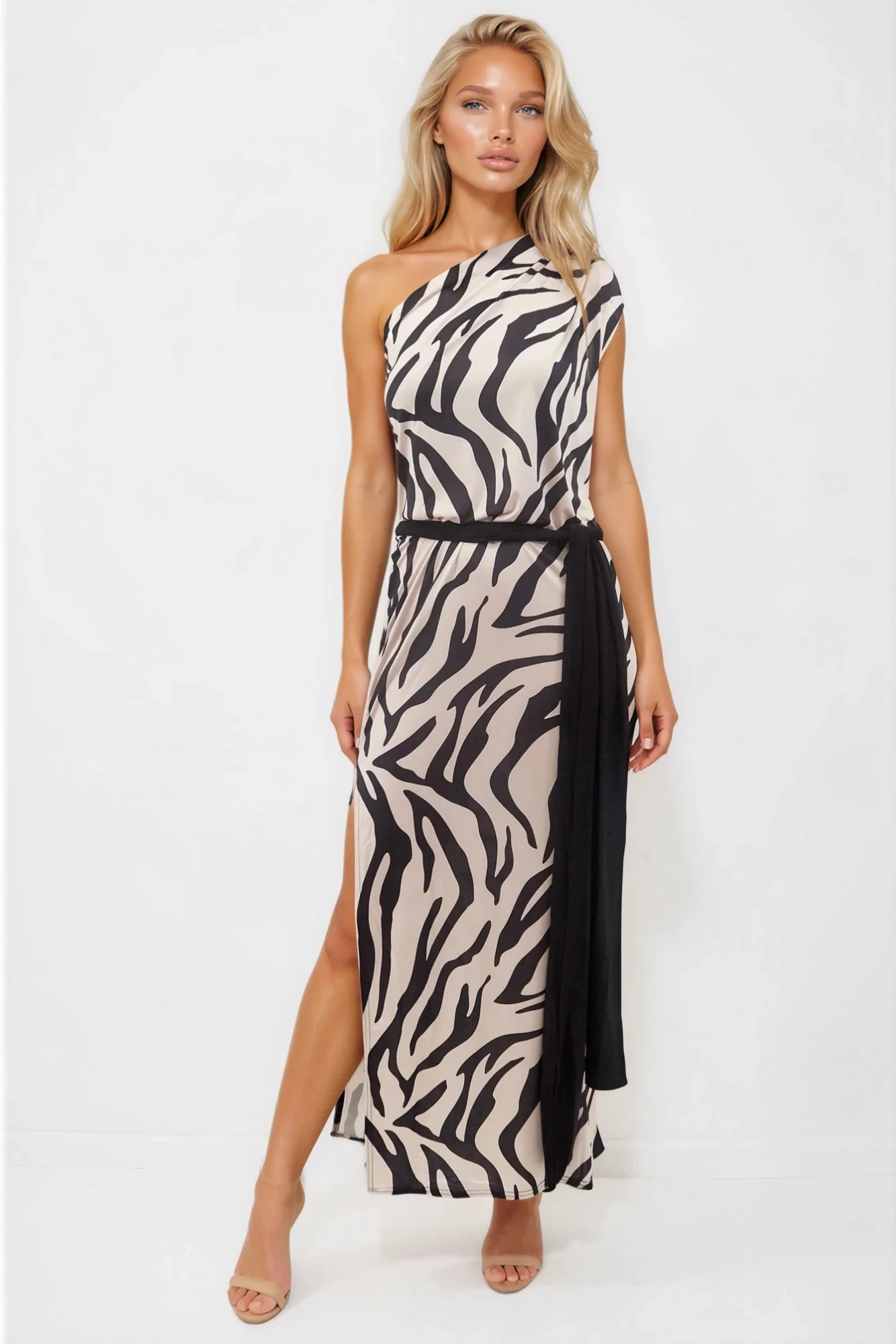 Honor Gold Zebra Print Cleo Maxi Dress - Image 2