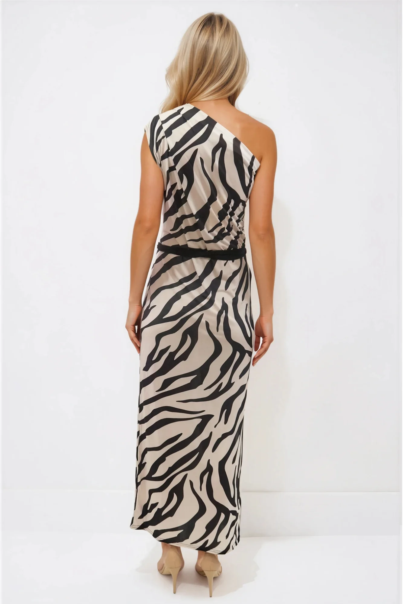 Honor Gold Zebra Print Cleo Maxi Dress - Image 4