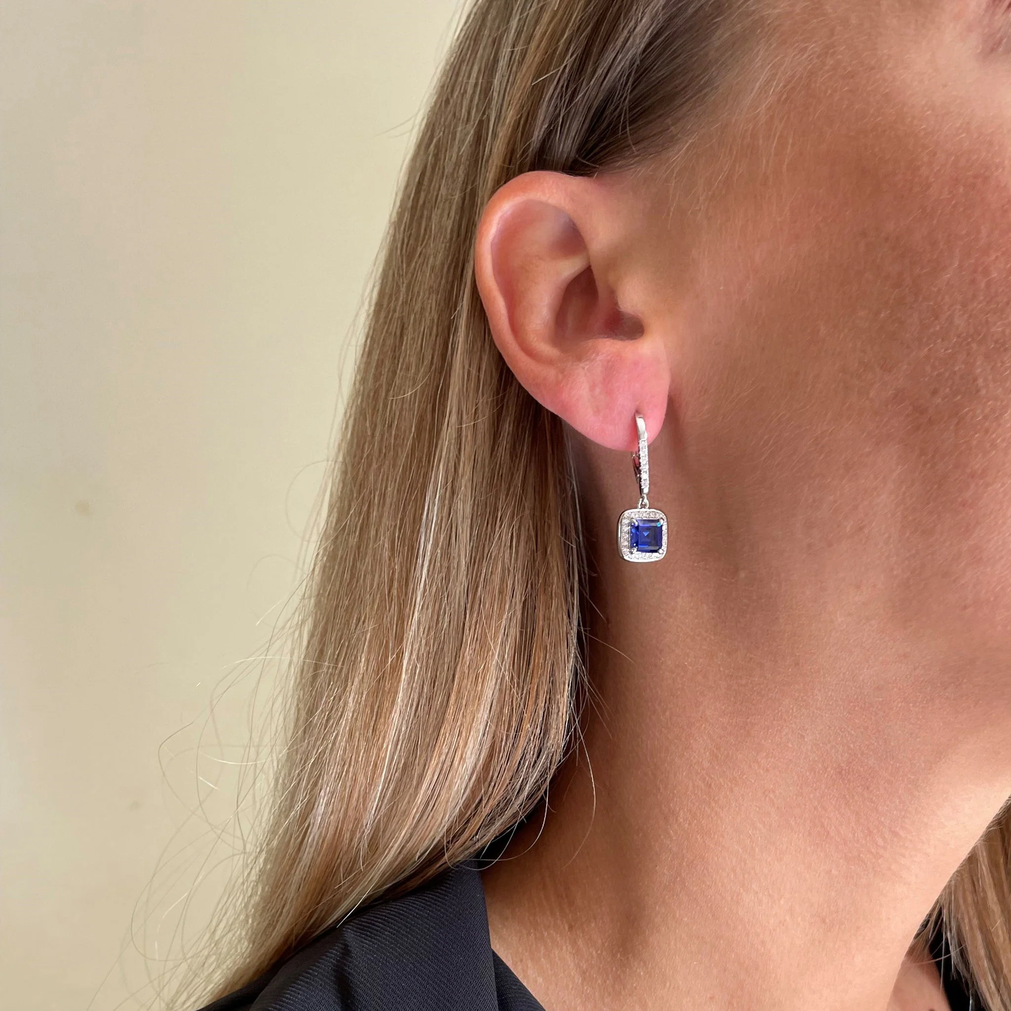 Cachet London Idola Silver Tanzanite Earrings - Image 9