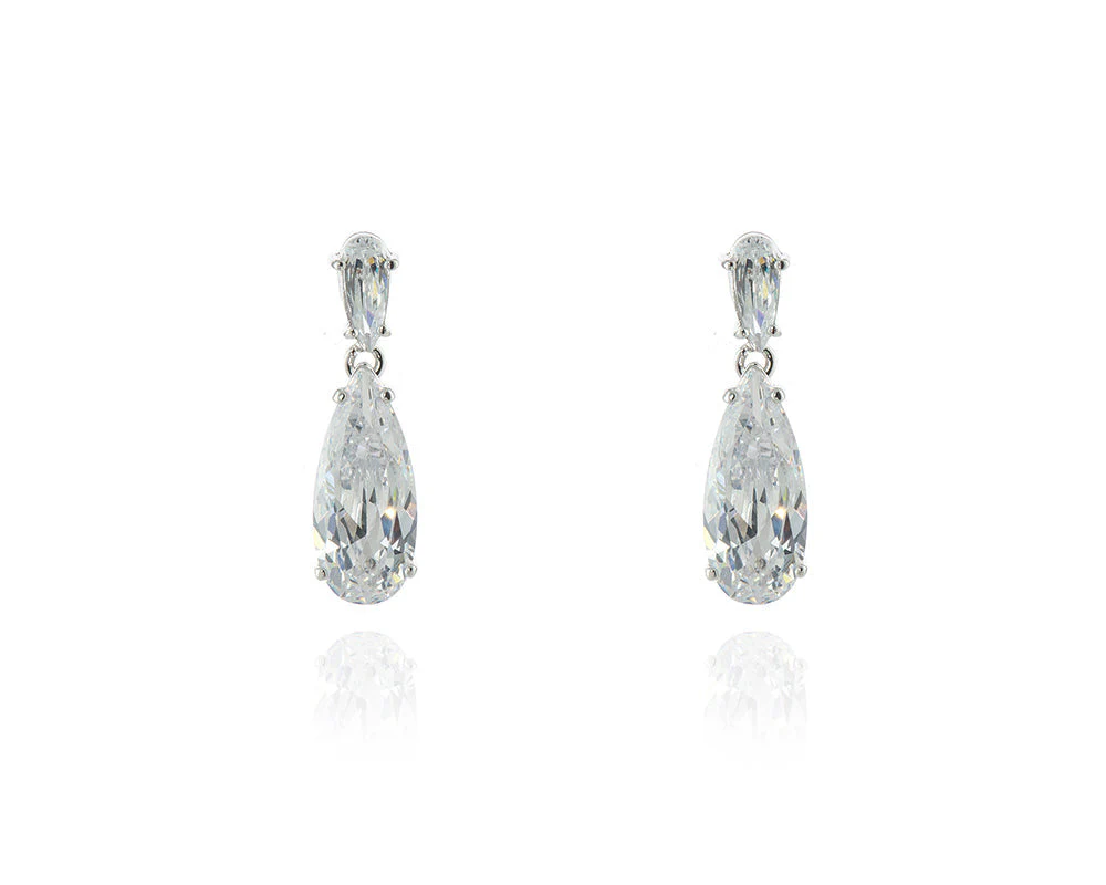 Cachet London Joni Silver Drop Earrings