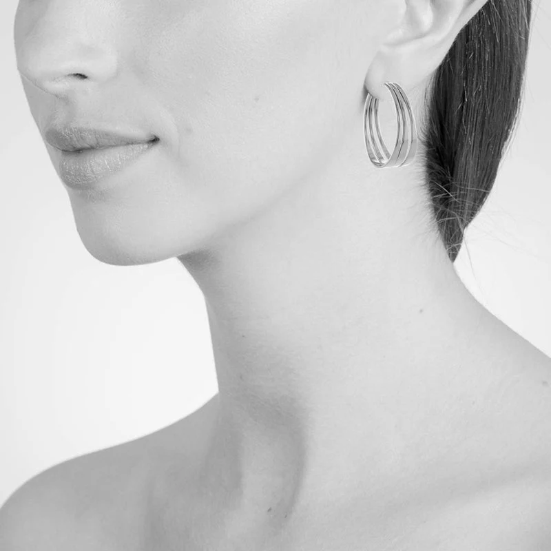 Cachet London Kala Gold Hoop Earrings - Image 2