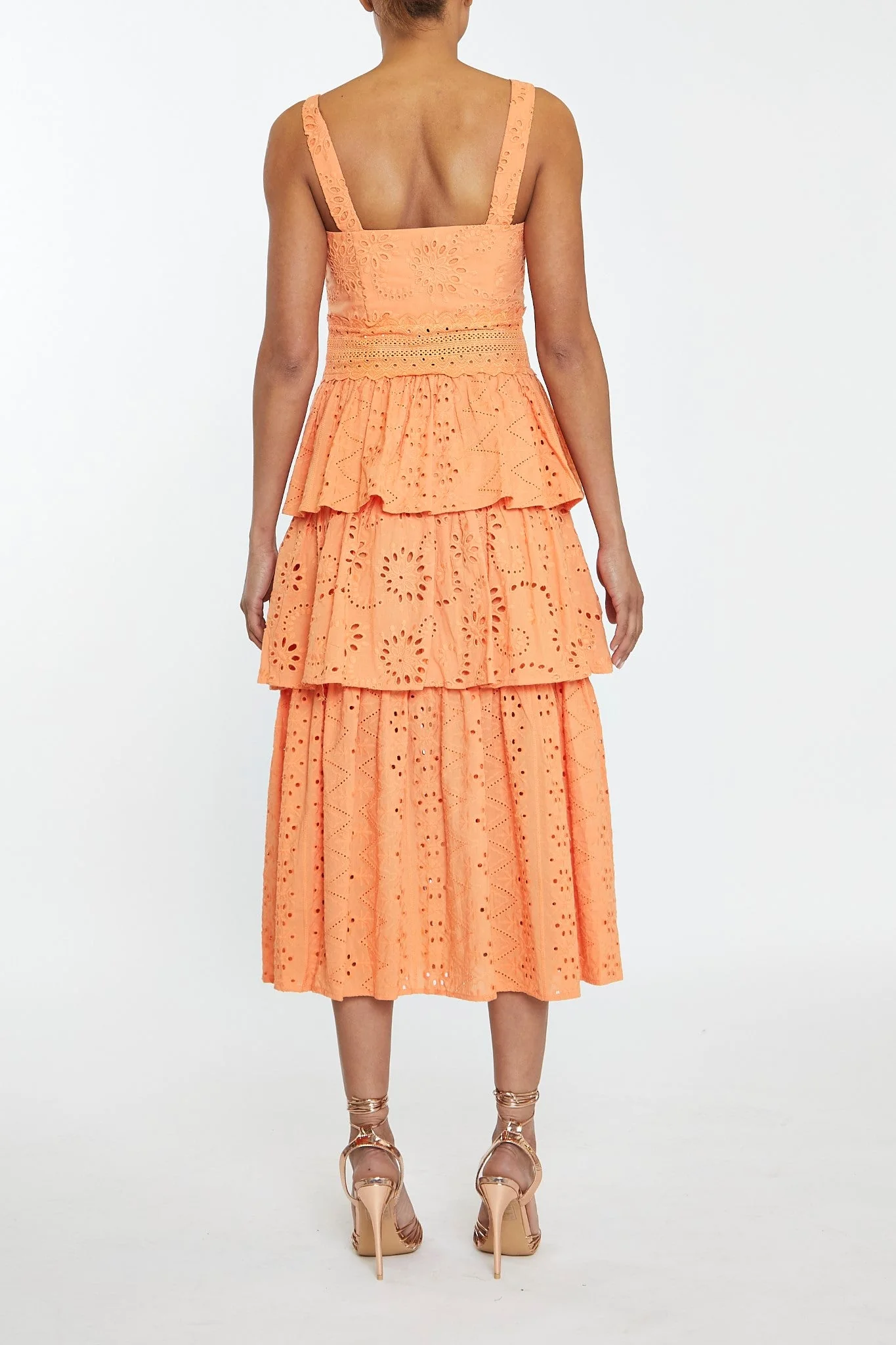 True Decadence Coral Evelyn Cocktail Dress - Image 2