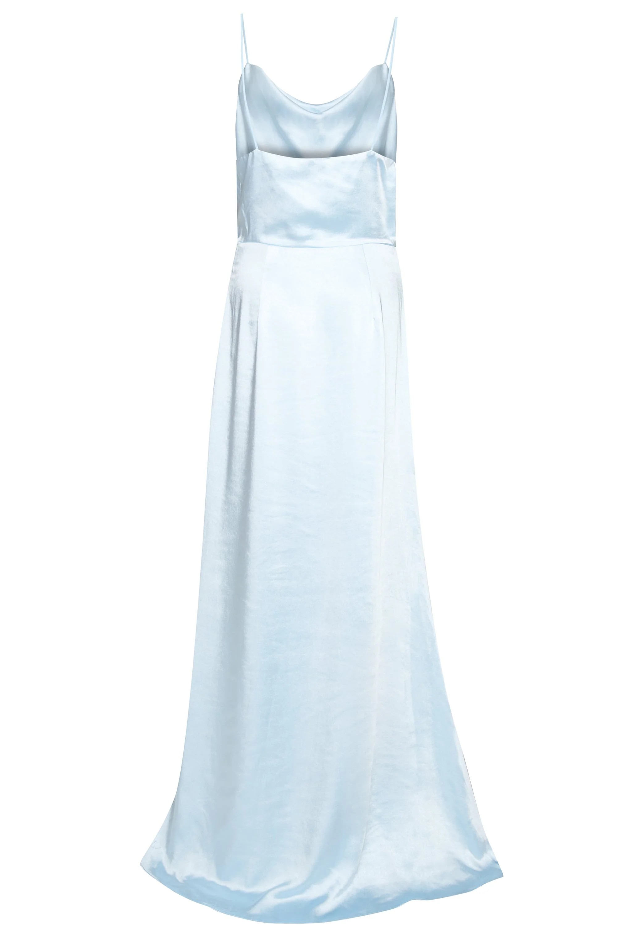 True Decadence Vivian Icy Blue Cowl-Neck Bias Cut Maxi Dress - Image 5