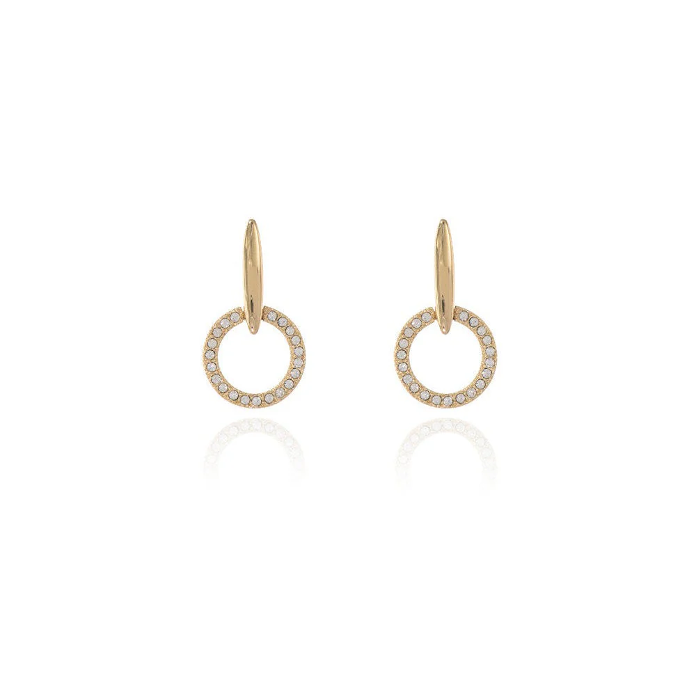 Cachet London Lara Drop Gold Earrings