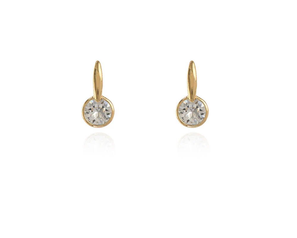 Cachet London Lara Simple Stud Gold Earrings - Image 10