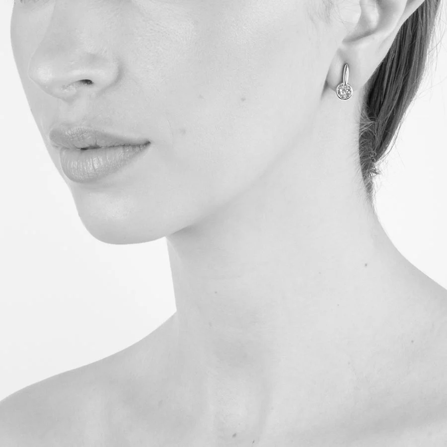 Cachet London Lara Simple Stud Silver Earrings - Image 4
