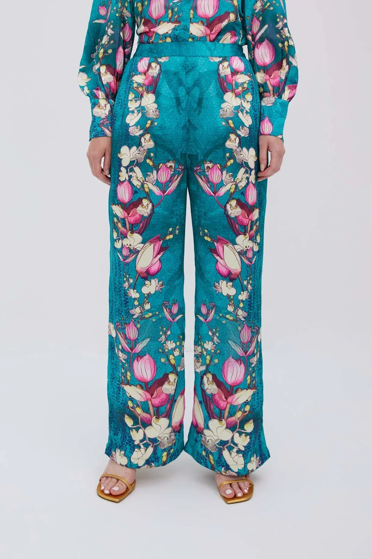 Raishma Studio Blue Lauren Trousers - Image 4