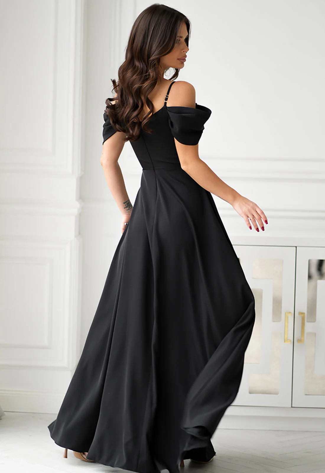 LBD Exclusive Black Madeline Maxi Dress - Image 6