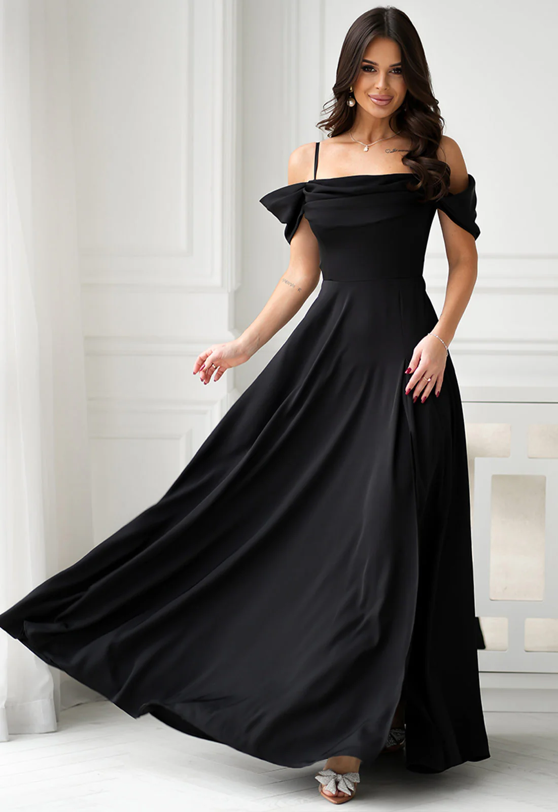 LBD Exclusive Black Madeline Maxi Dress - Image 7