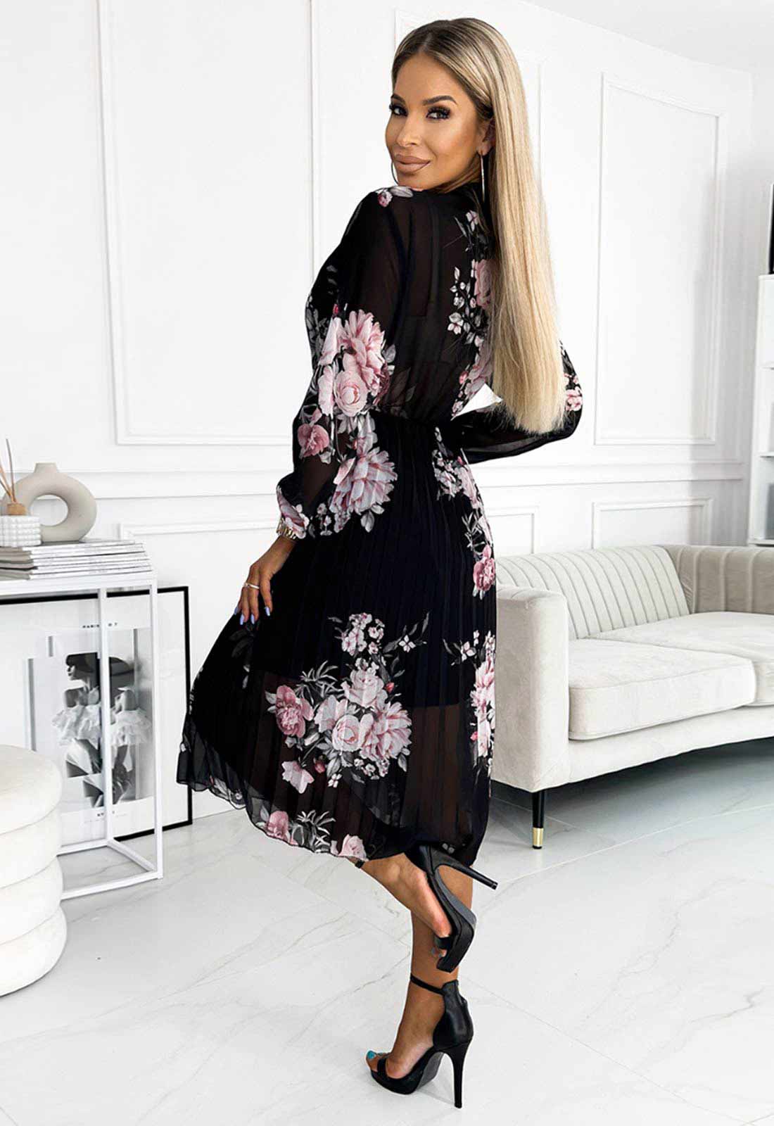 LBD Exclusive Dark Carla Print Dress - Image 6