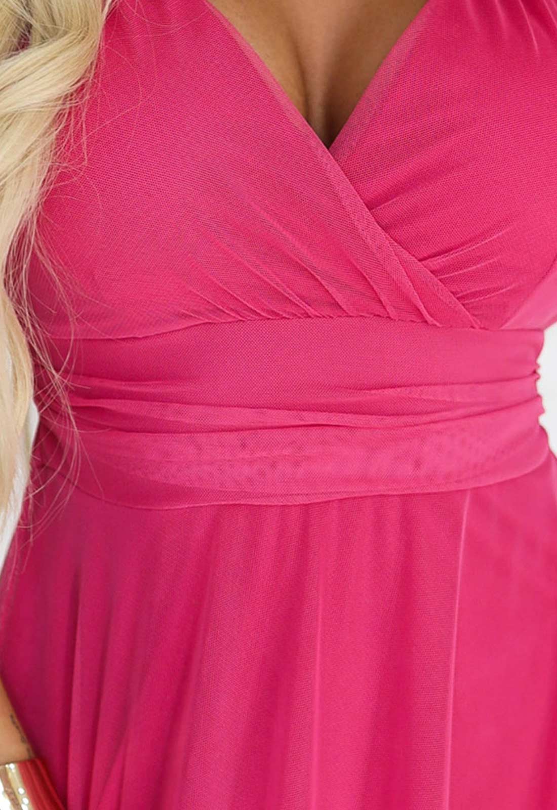 LBD Exclusive Fuschia Maisie Maxi Dress - Image 6