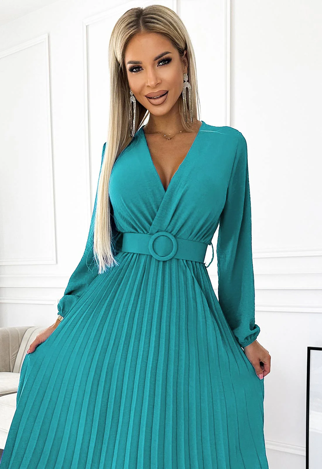 LBD Exclusive Marine Blue Viviana Cocktail Dress - Image 3