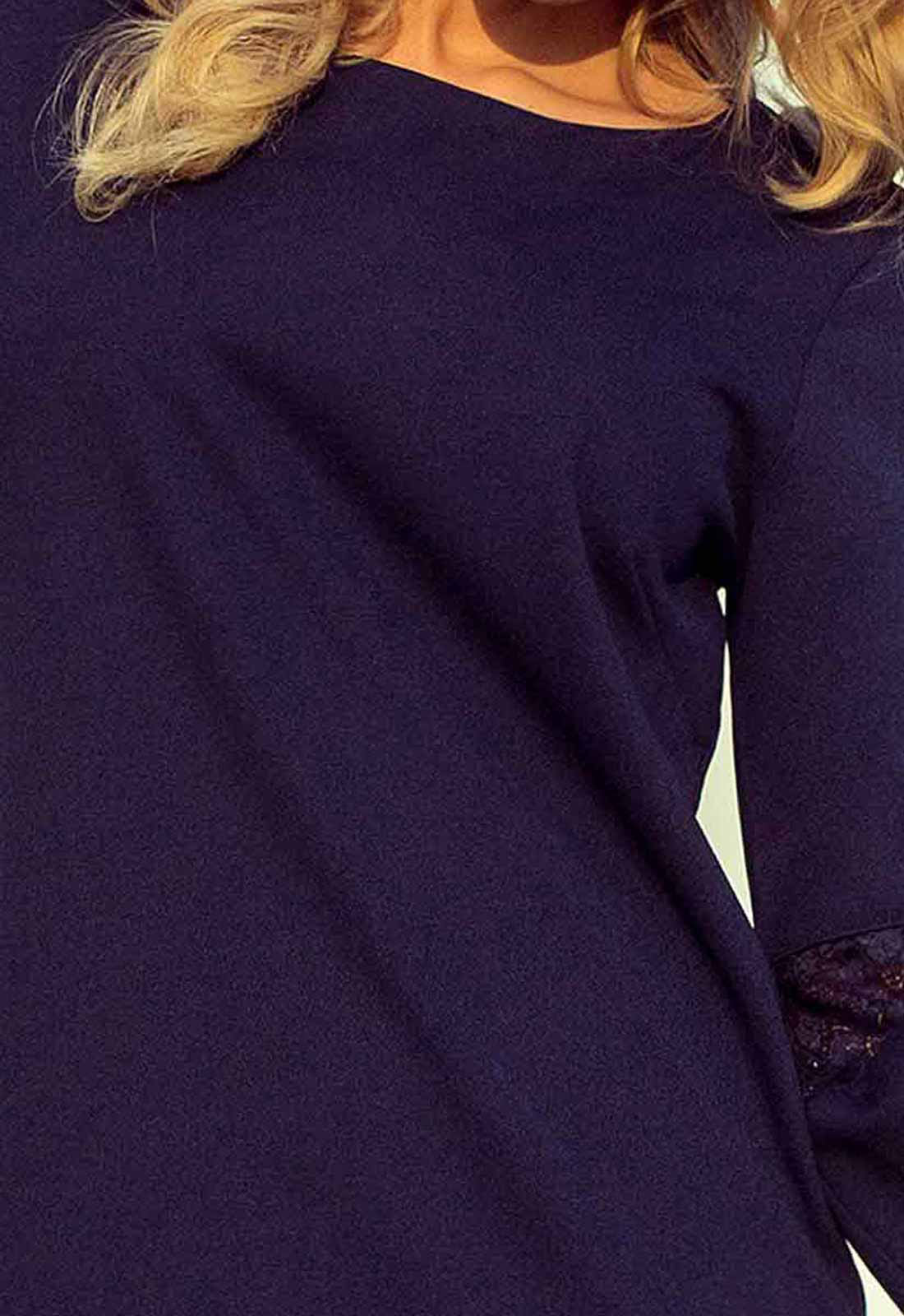 LBD Exclusive Navy Margot Shift Dress - Image 4