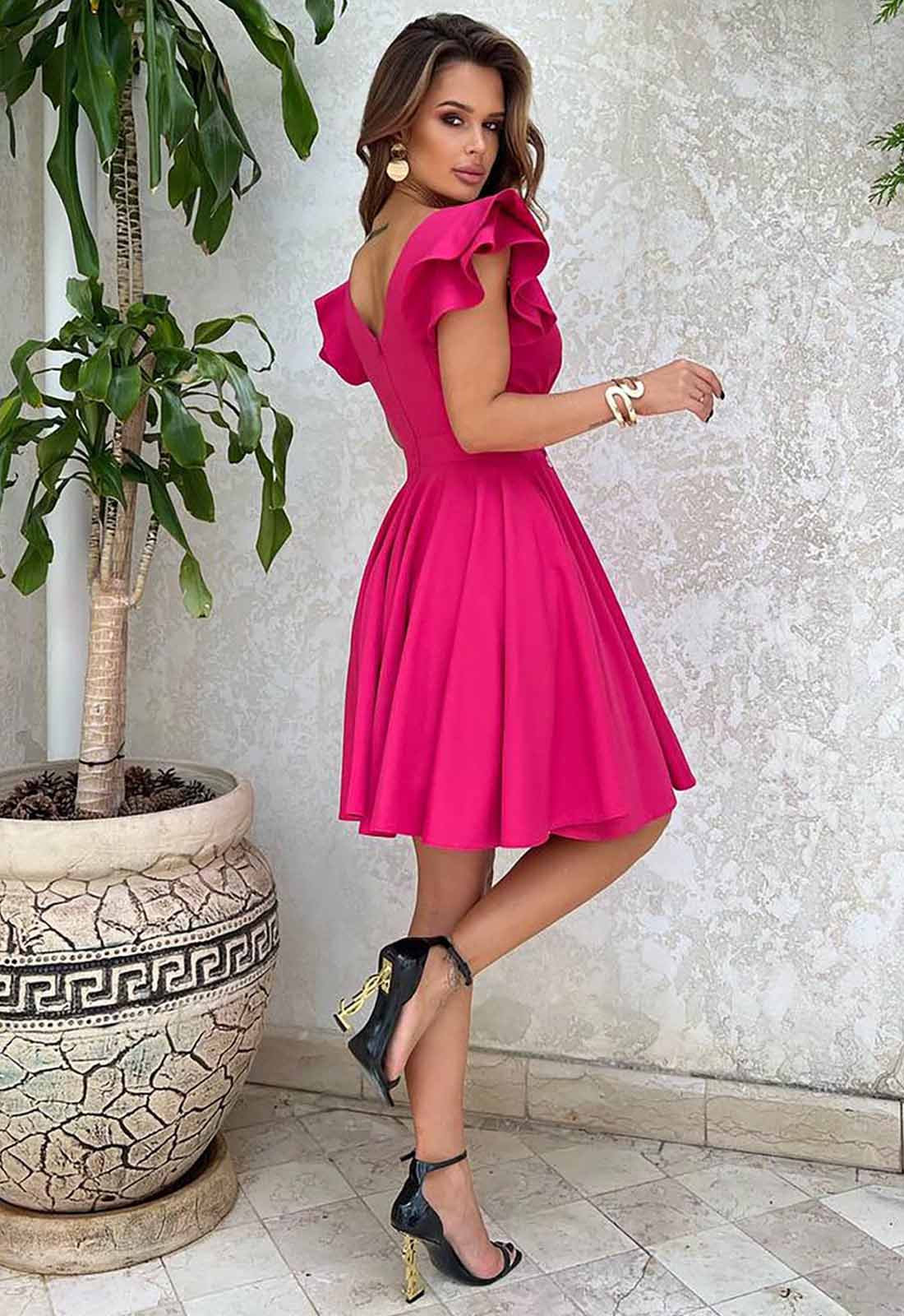 LBD Exclusive Pink Eloise Party Dress - Image 5