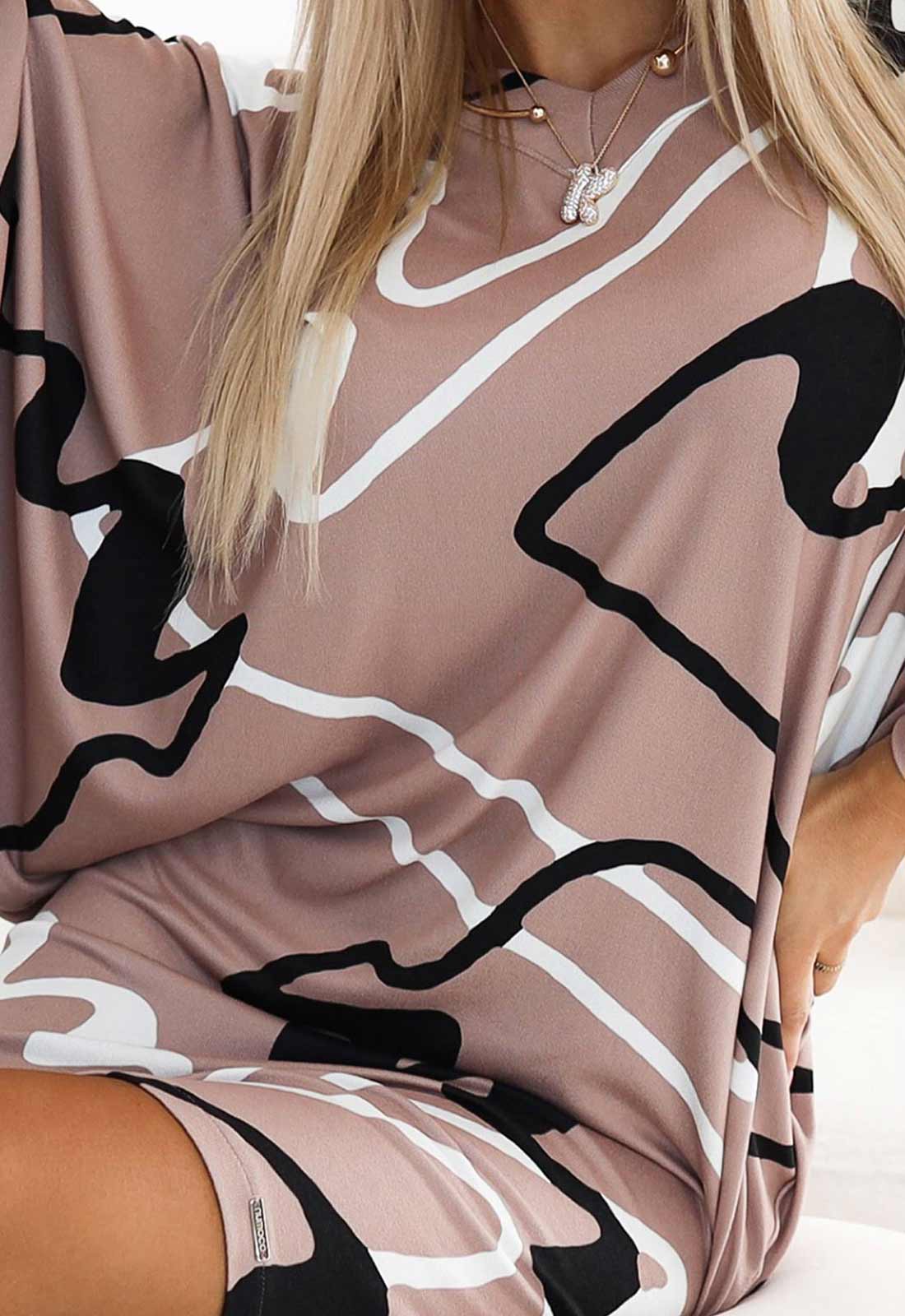 LBD Exclusive  Print Design Ella Jumper Dress - Image 7