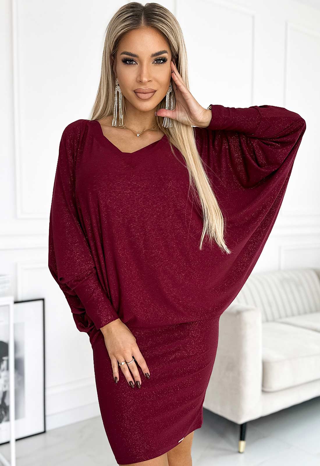 LBD Exclusive Berry Ella Sparkle Dress - Image 2