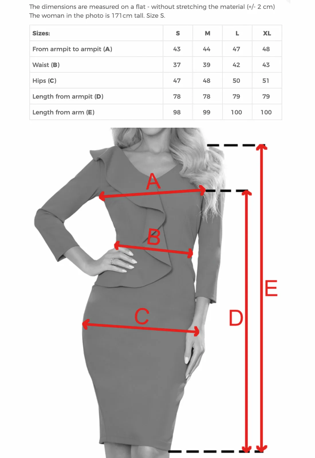 LBD Exclusive Red Ellie Dress - Image 3