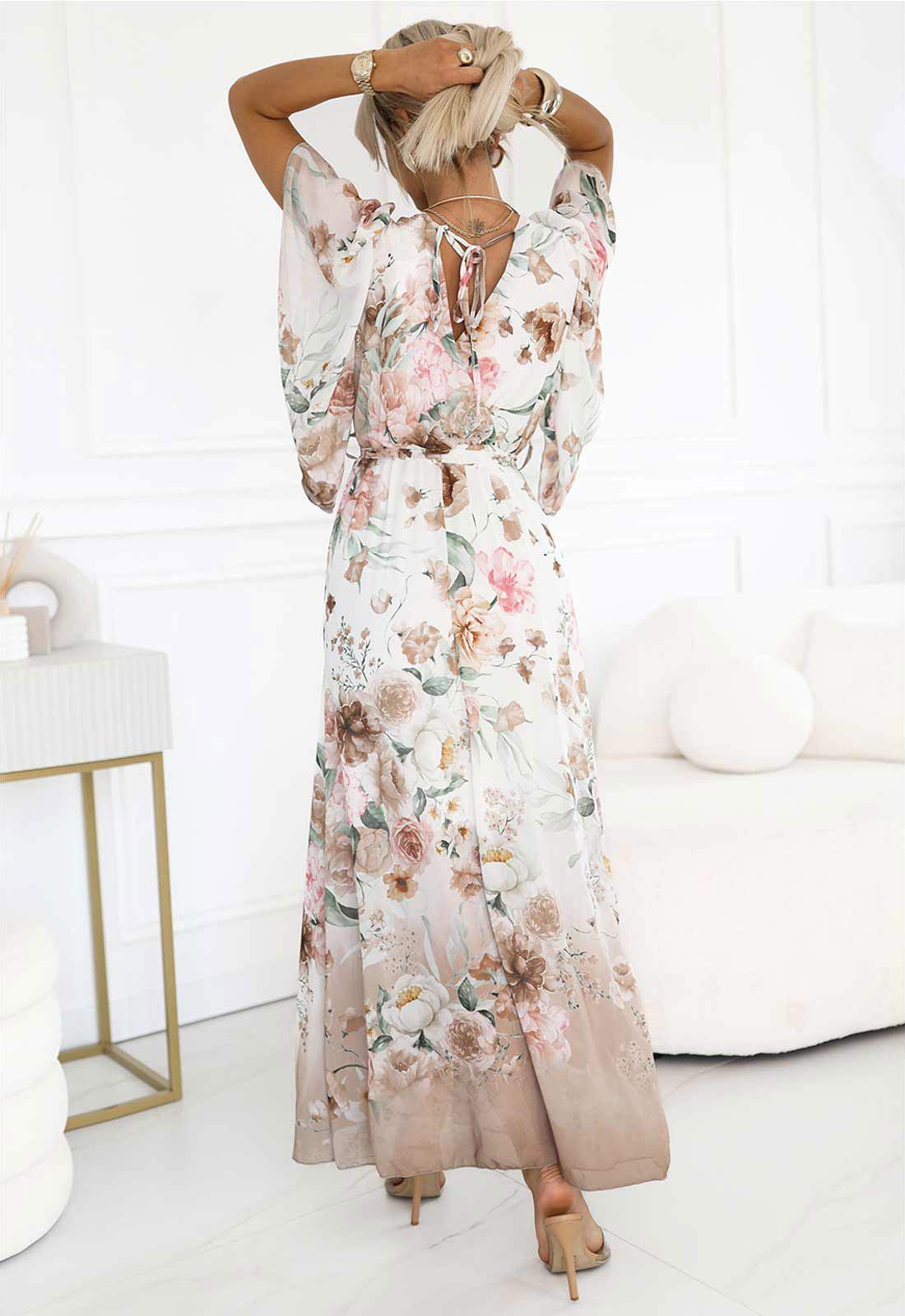 LBD Exclusive Sunset Paradise Floral Maxi Dress - Image 4
