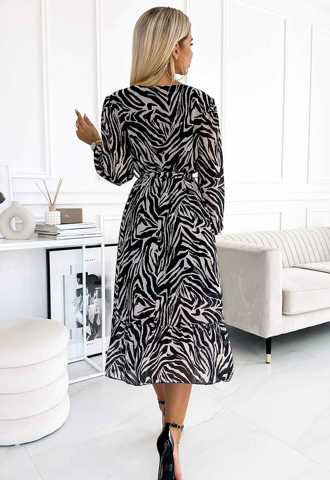 LBD Exclusive Zebra Print Dress - Image 3