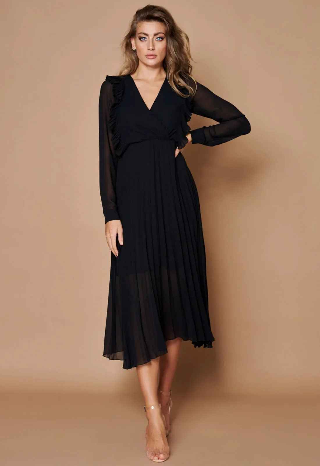 Little Black Dress Black Adele Cocktail Dress - Image 7