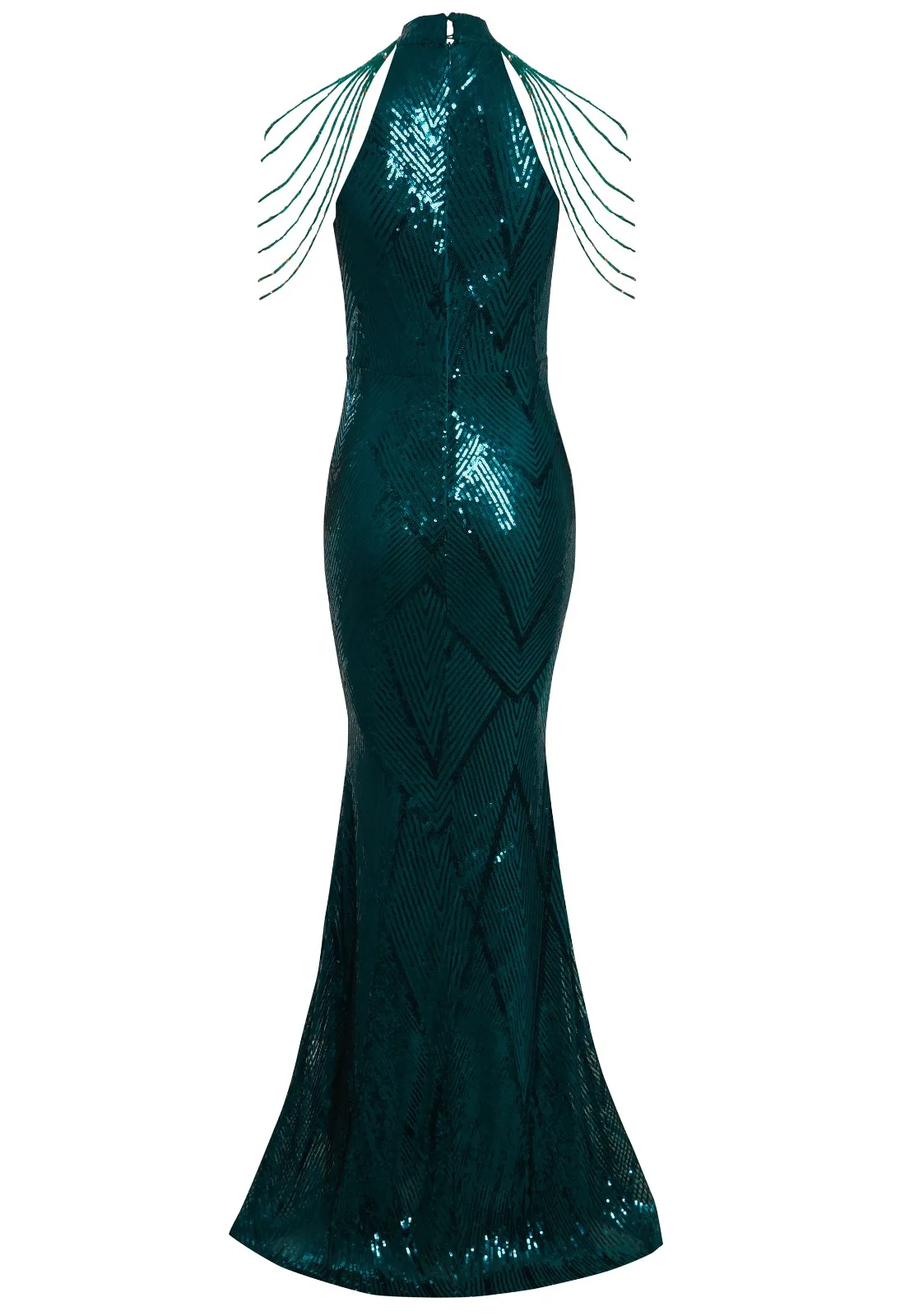 Little Black Dress Collection Green Kim Maxi Dress - Image 5