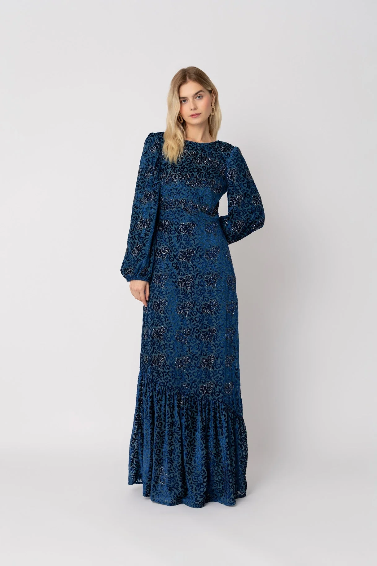 Raishma Couture Blue Livia Gown
