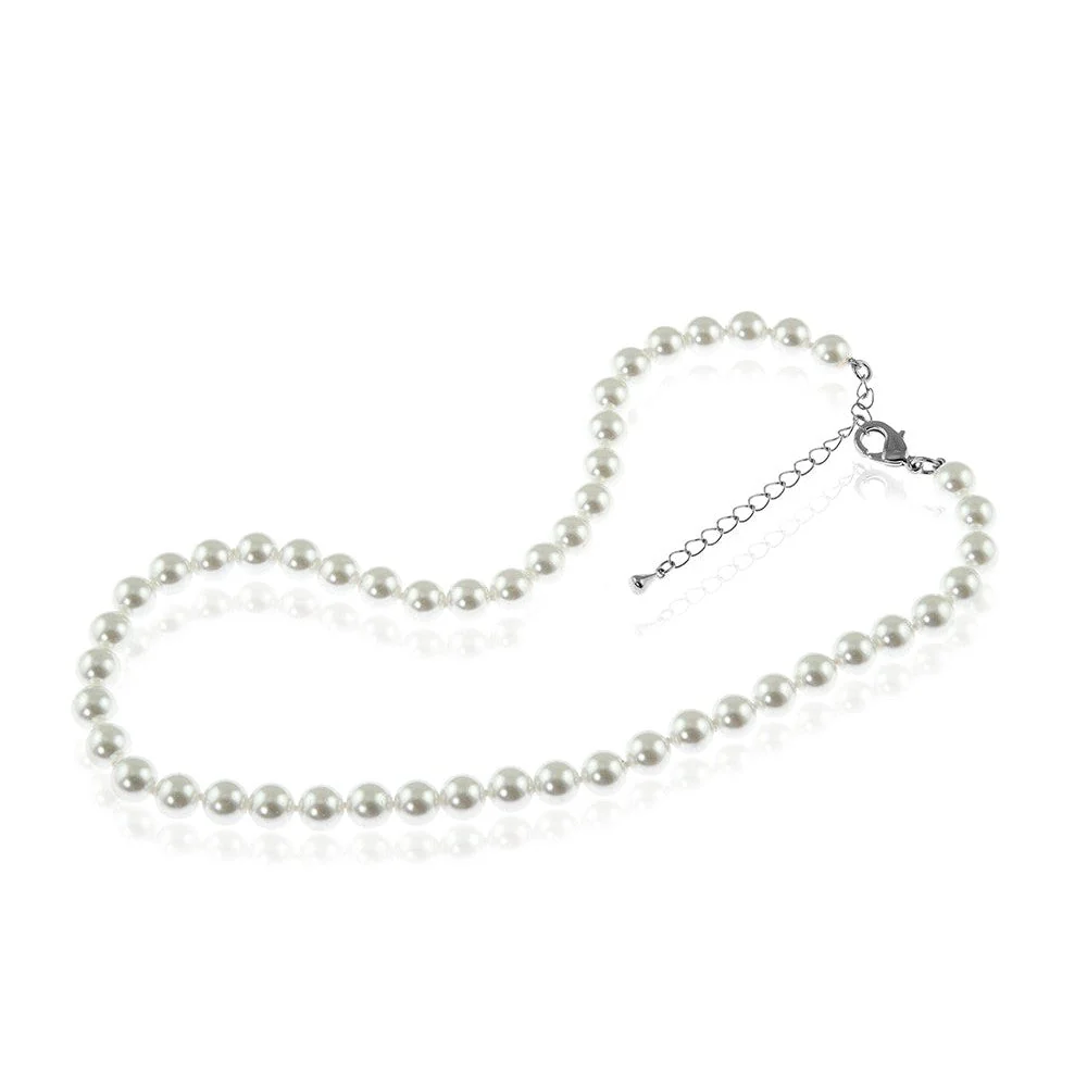 Cachet London Mabel Silver 40cm Pearl Necklace - Image 4