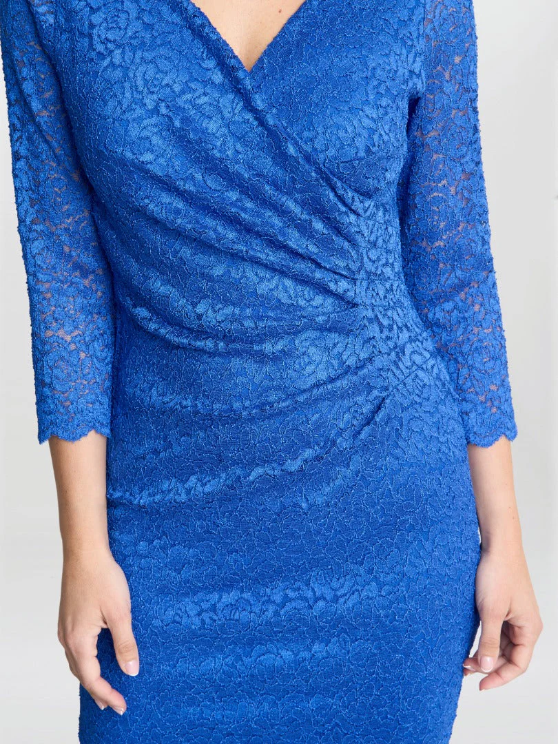 Gina Bacconi Melody Lace Wrap Dress - Image 3