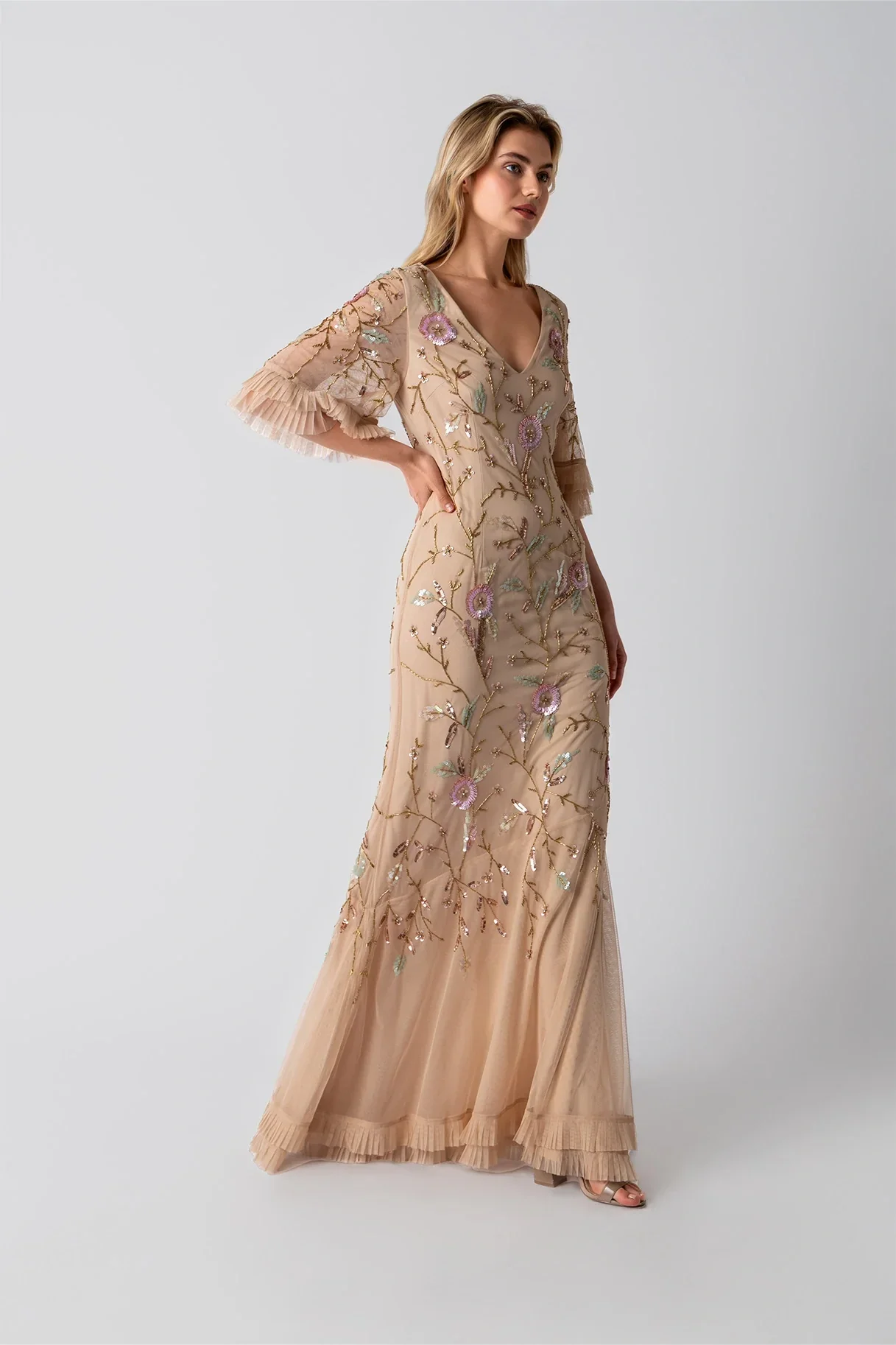 Raishma Couture Nude Natalie Gown