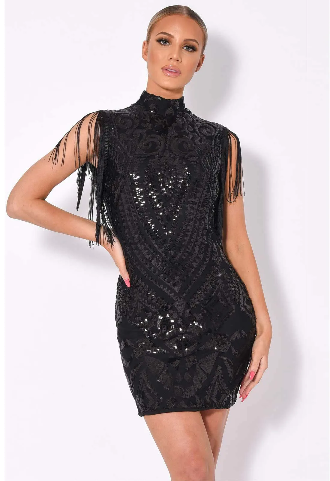 Nazz Collection Black Kylie Mini Dress - Image 5