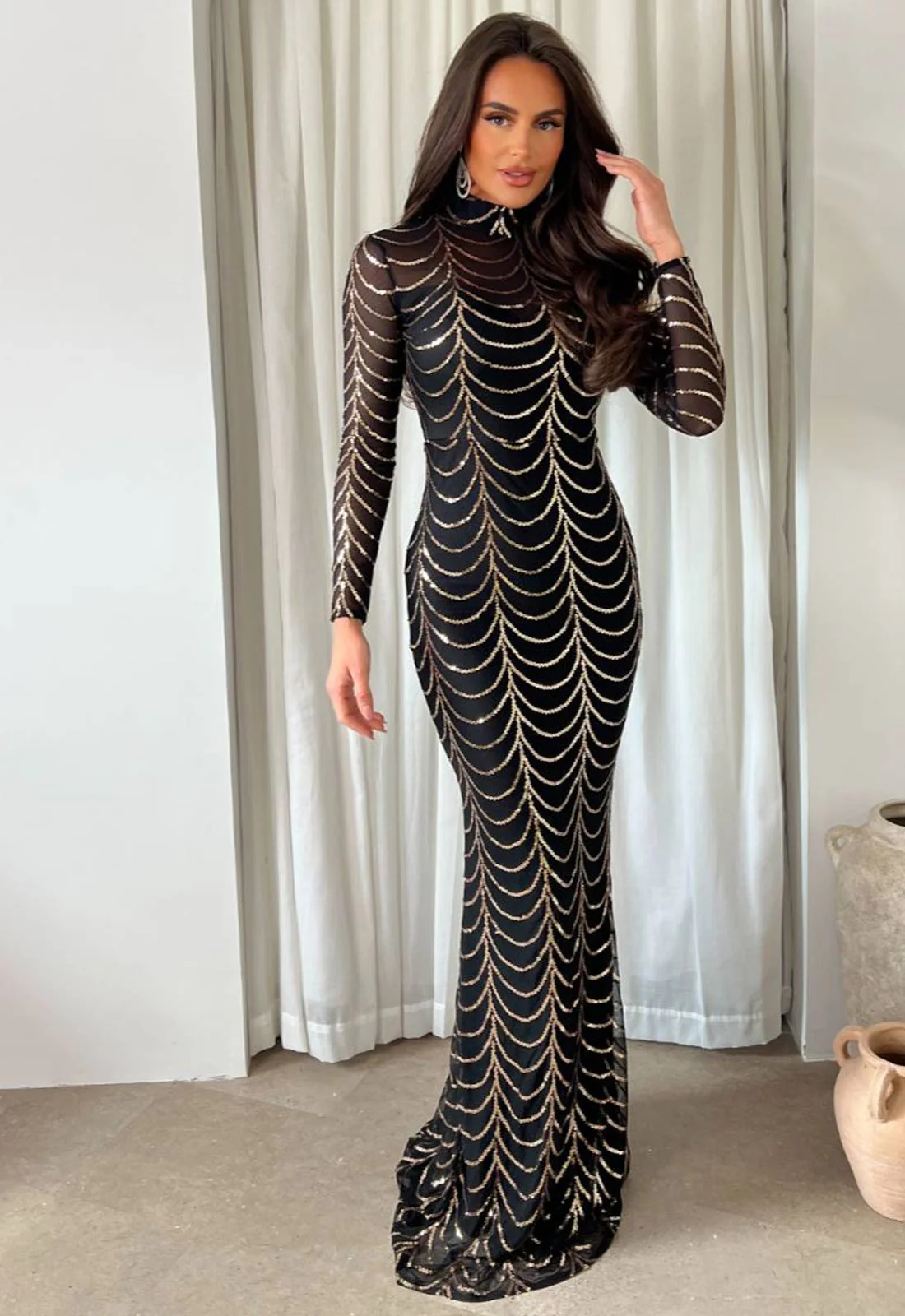 Nazz Collection Black Nyla Maxi Dress - Image 2