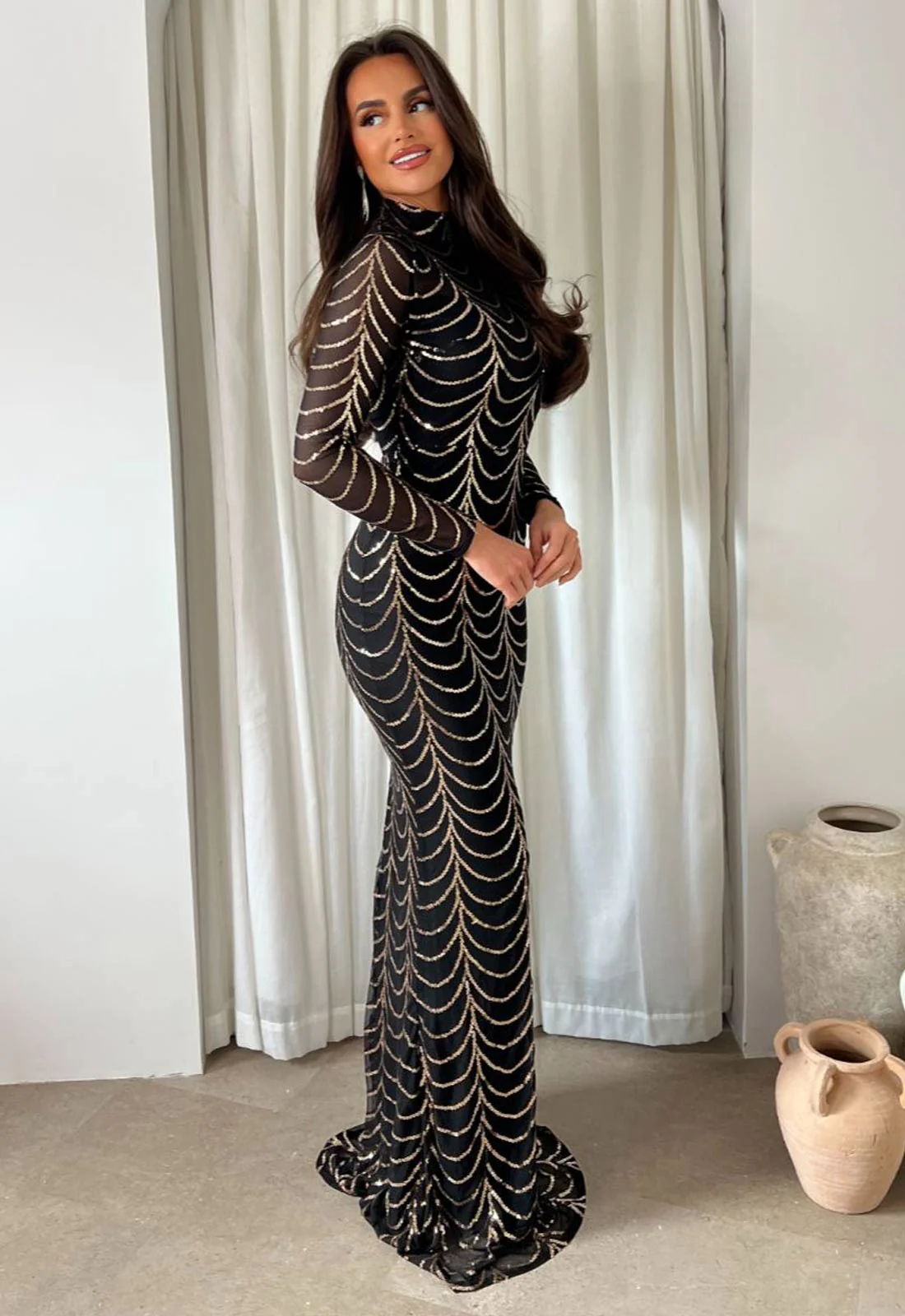 Nazz Collection Black Nyla Maxi Dress - Image 4
