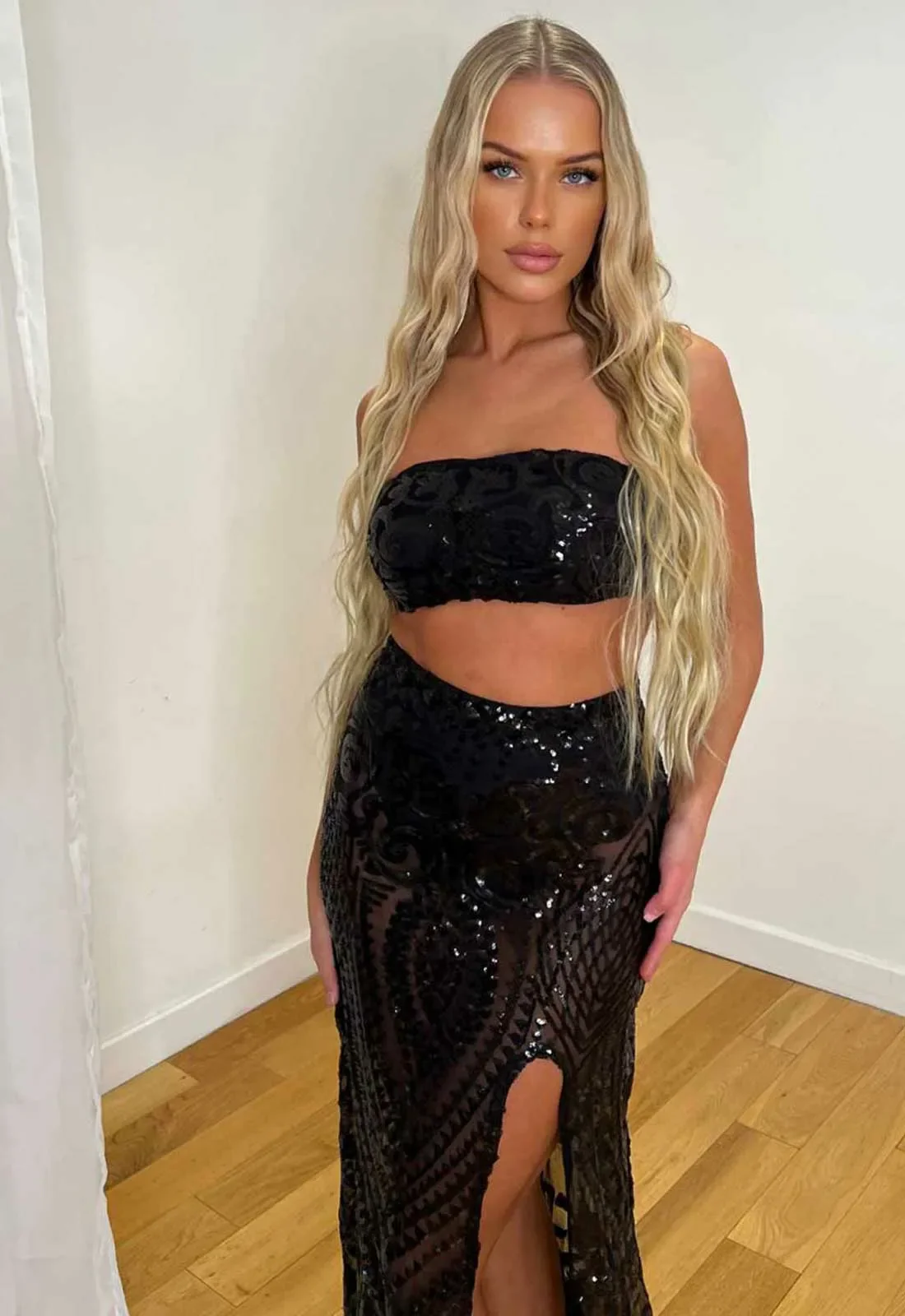 Nazz Collection Black Shakira Two Piece - Image 2