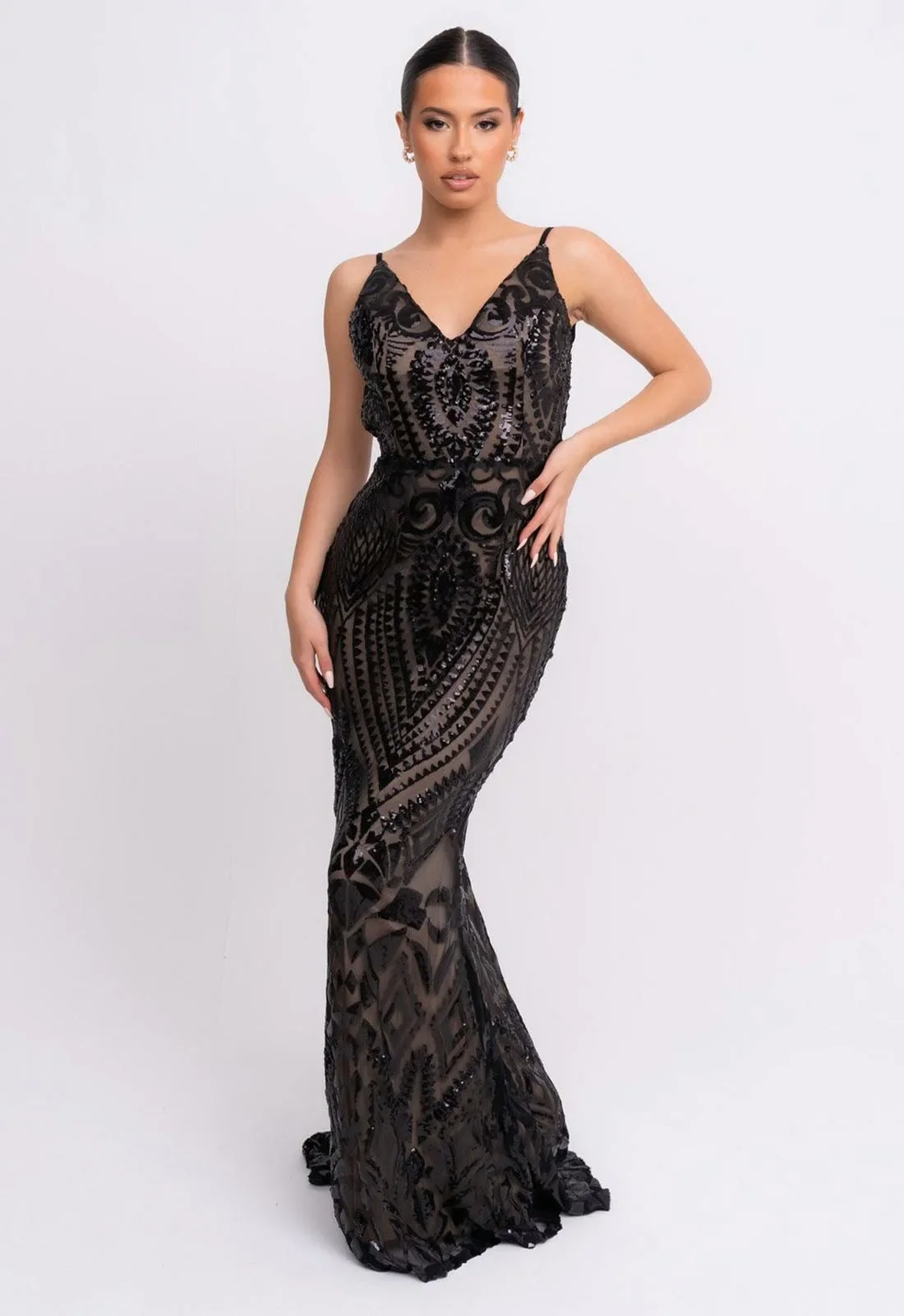 NAZZ Collection Black Spotlight Maxi Dress - Image 3