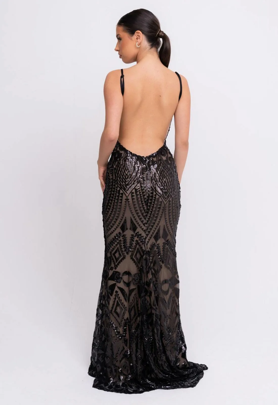 NAZZ Collection Black Spotlight Maxi Dress - Image 5
