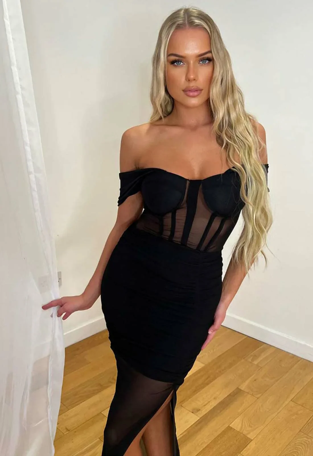 Nazz Collection Black Taking Control Maxi Dress - Image 2