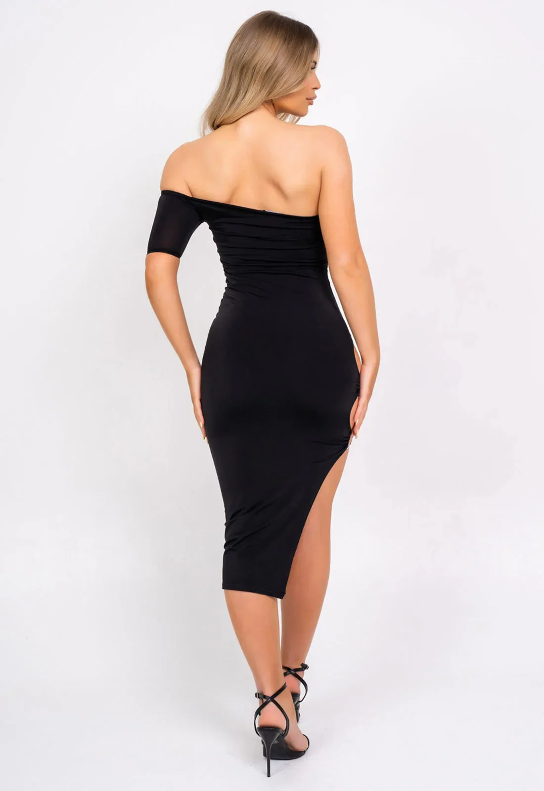 Nazz Collection Black The Baddest Midi Dress - Image 4