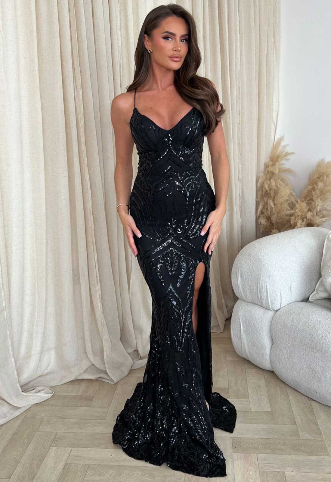 Nazz Collection Black Unapologetic Maxi Dress - Image 3