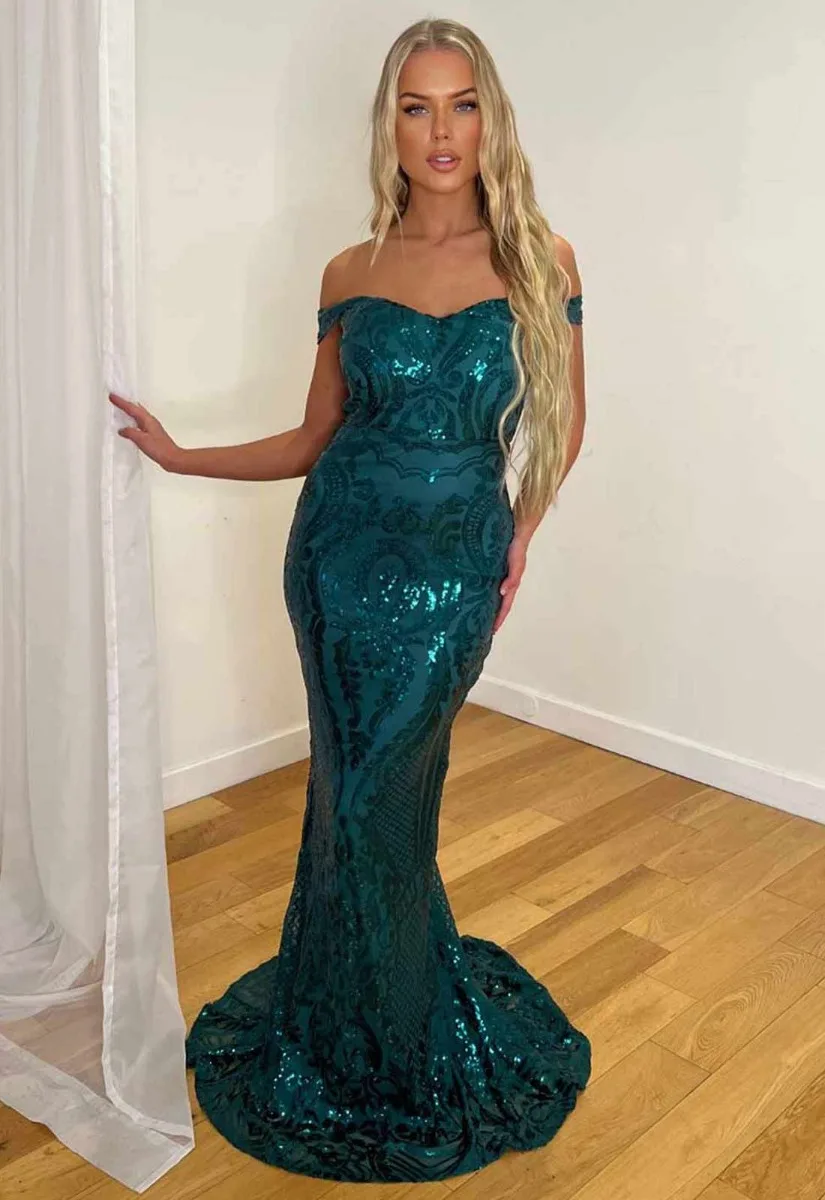 Nazz Collection Green Layali Maxi Dress - Image 10