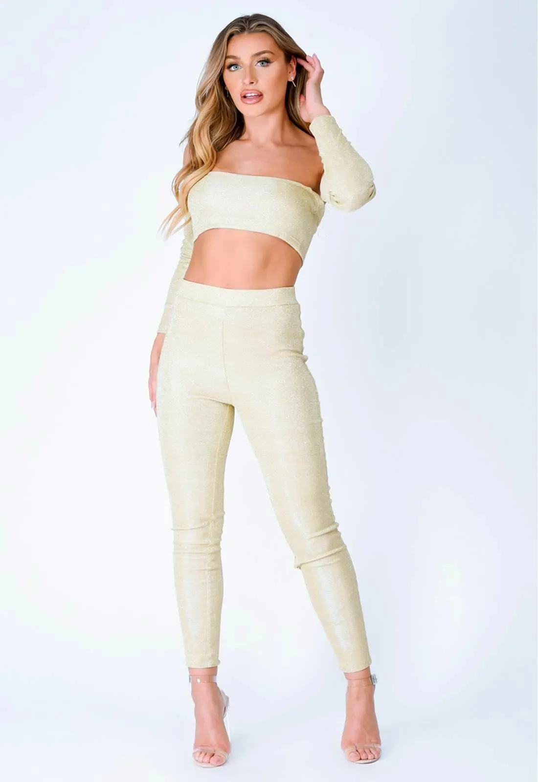 Nazz Collection Havana Glitter Leggings Set - Image 3