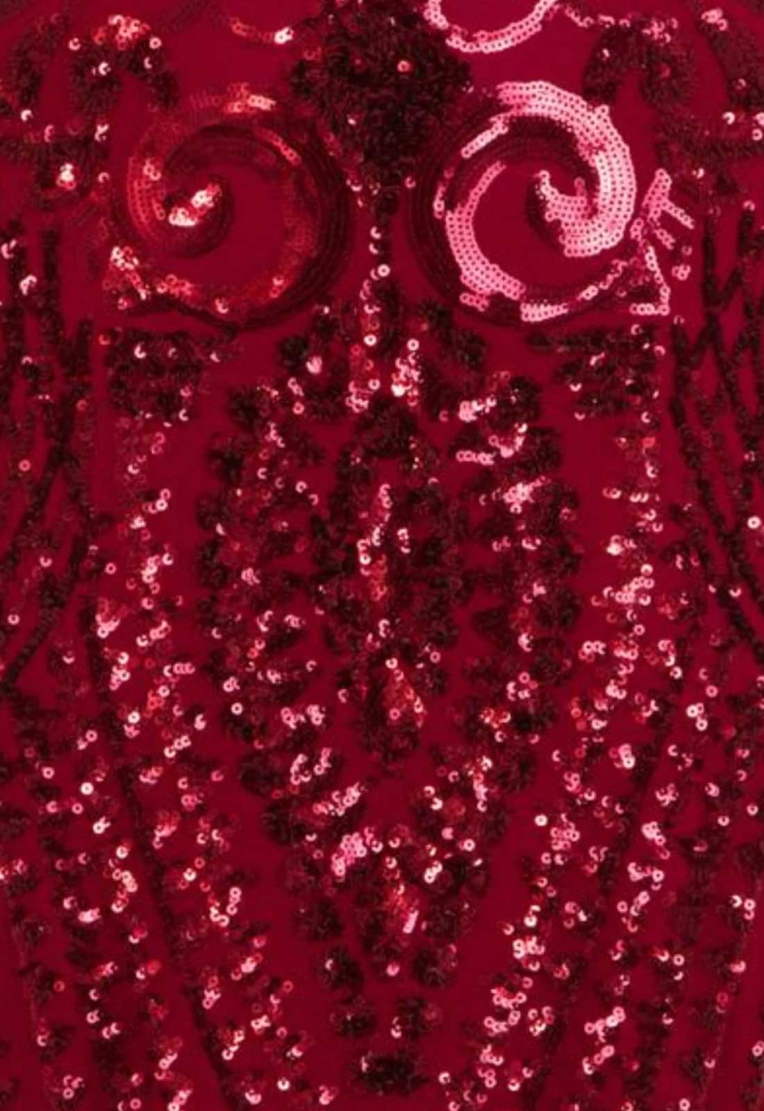 Nazz Collection Red Spotlight Maxi Dress - Image 7