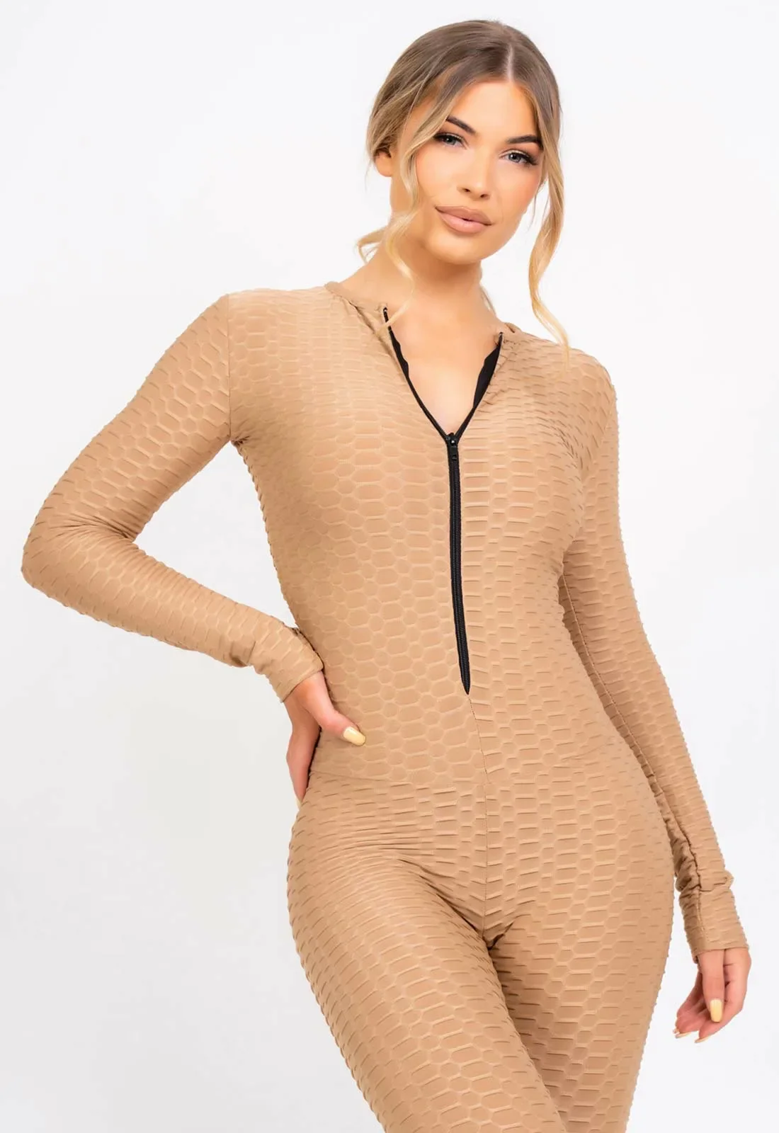 Nazz Collection Sand Cali Jumpsuit - Image 2