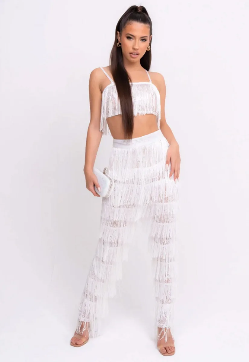 Nazz White Senorita Co-ord - Image 8