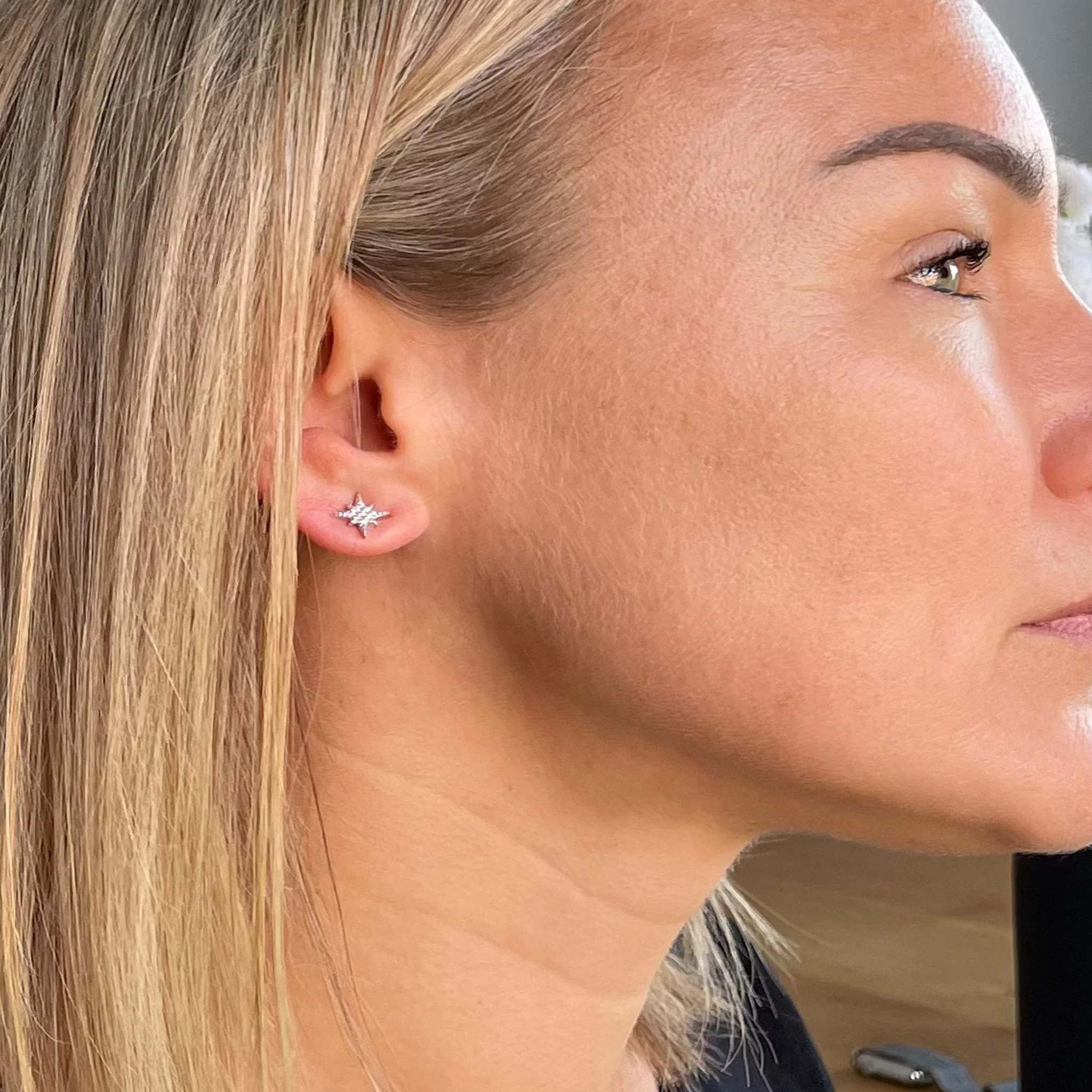 Cachet London North Star Gold Earrings - Image 10